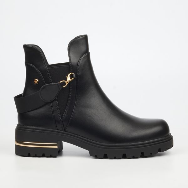 MIss Black Vadar 5 Women Faux Leather Ankle Boots - Black
