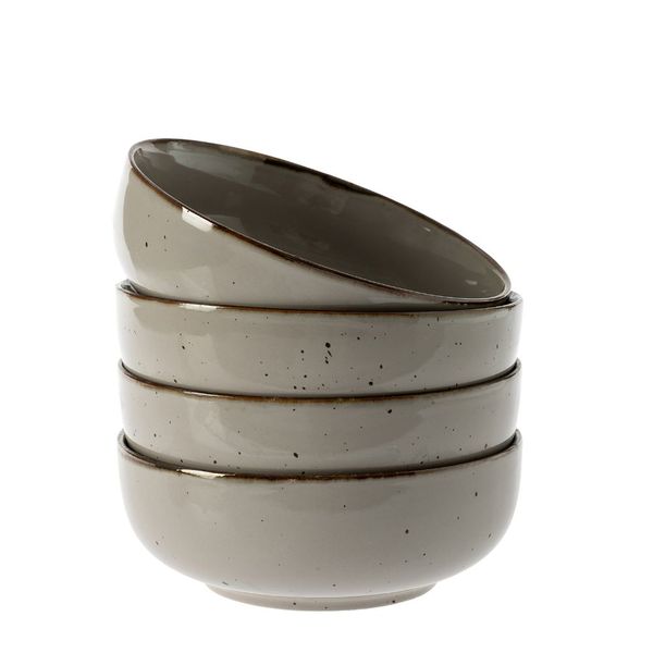 George &amp; Mason - Nova Speckle Bowl 17x6.2cm Medium - 4 Piece