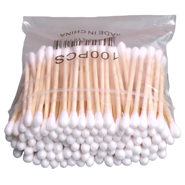 Double-sided Bamboo Cotton Buds / Ear Buds (3 Pack x 100)