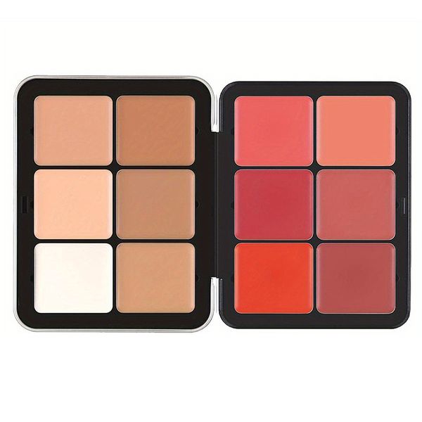 12 Colors Cream Blush Palette,E130-1