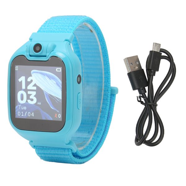 Kids Watch 300000 Pixels 1.54in Color Touch Screen 400mAh Video Call Blue