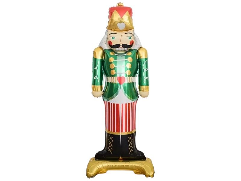 Standing Christmas Foil Balloon - Nutcracker 98CM