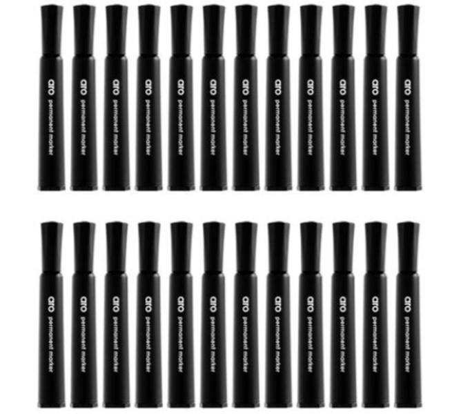 Aro Permanent Markers 2 Packs of 12