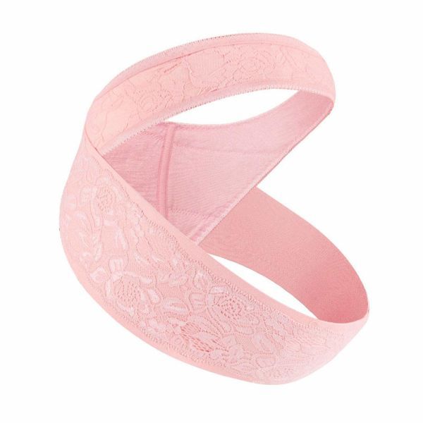 Optic Abdominal Lace Pelvis Corrector Belt - Pink