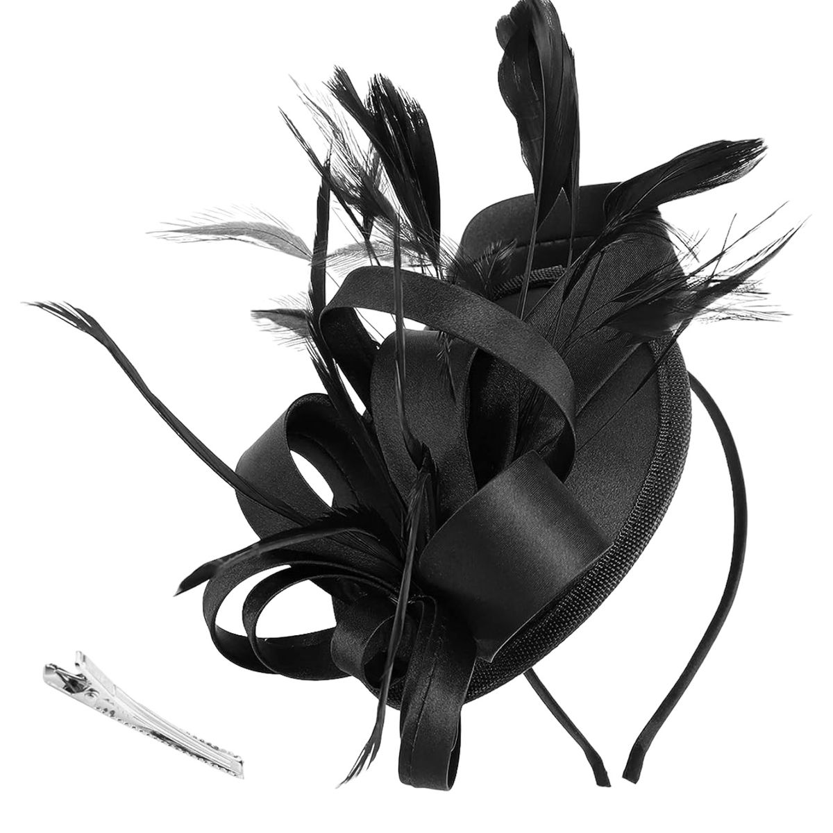 Cindy Fascinator Cocktail, Tea Party, Funeral or Wedding Elegant Fedora