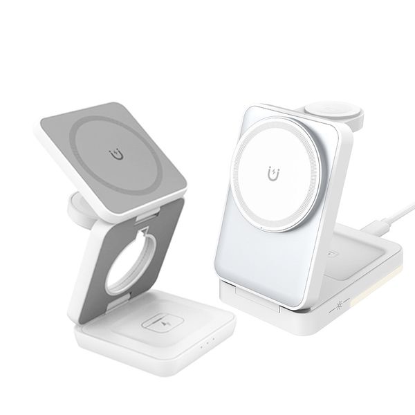15W 3-in-1 Magnetic Foldable Wireless Fast Charging Stand