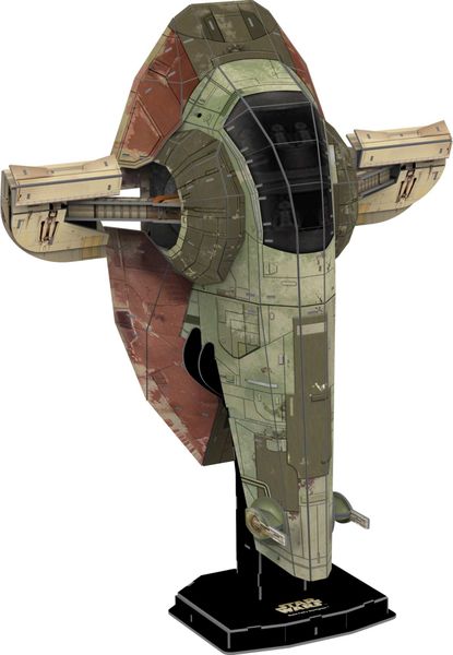 4D Star Wars: The Mandalorian - Boba Fett's Starfighter 130pcs/45cm Tall 3D Puzzle