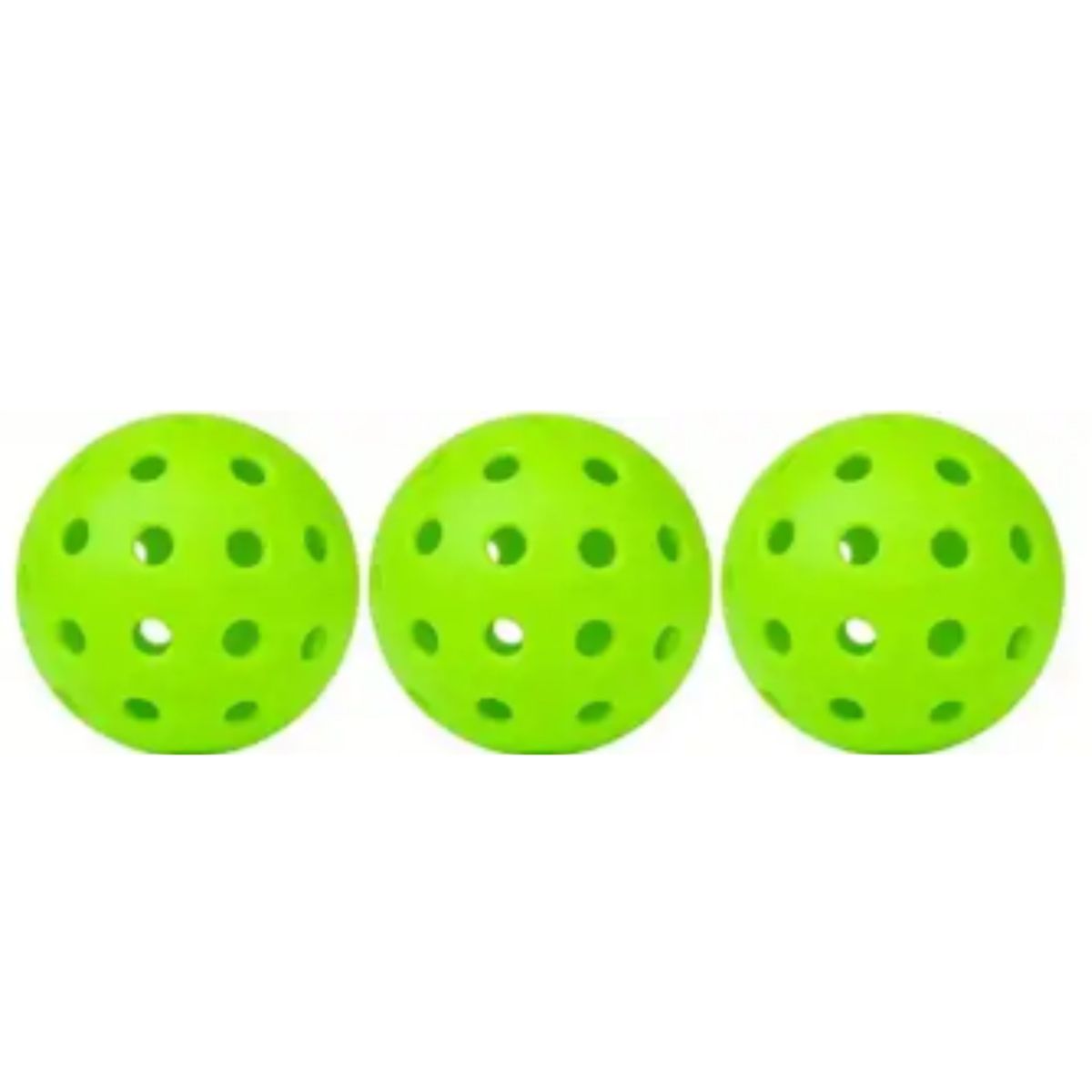 Optic Green Pickle Balls - Set Of 3