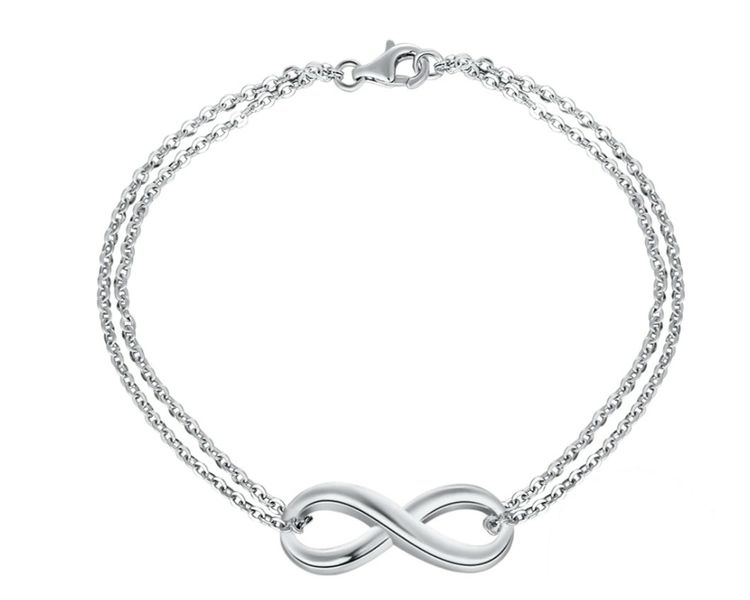 Gypsy Infinity Bracelet In Sterling Silver
