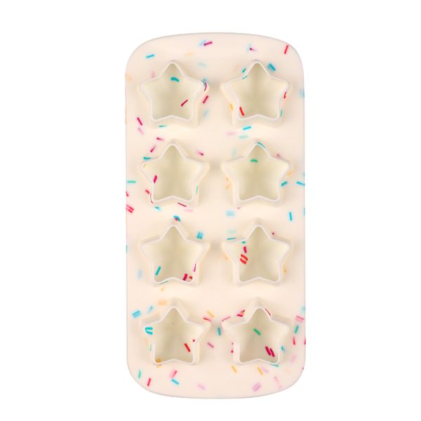 5 Star Shaped 3D Silicone Ice Cube Mold For Parties