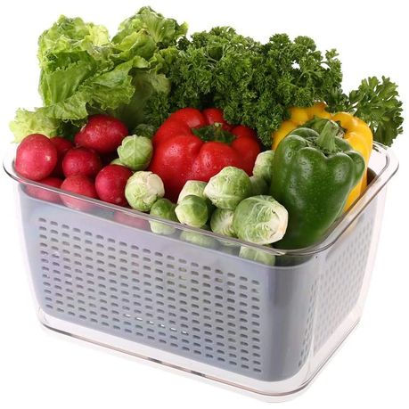 Vegetable Containers 5 Pack, Luxear Vegetable Storage Containers