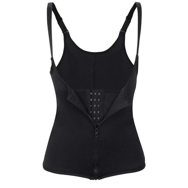 Women's Zip &amp; Clip Corsets Waist Trainer Body Shaper Vest - (Size: XL)