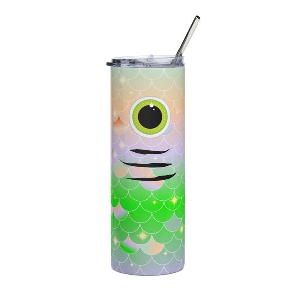 Imaging Architects Green Fish Stainless Steel Tumbler