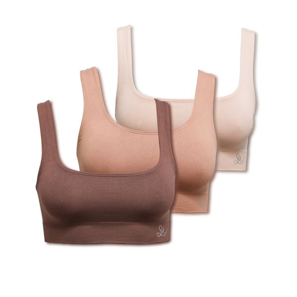 Seamfree 3 Pack Crop Tops
