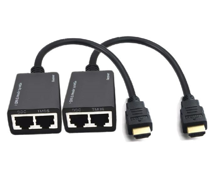HDMI to Dual RJ45 Extender Adapter Kit