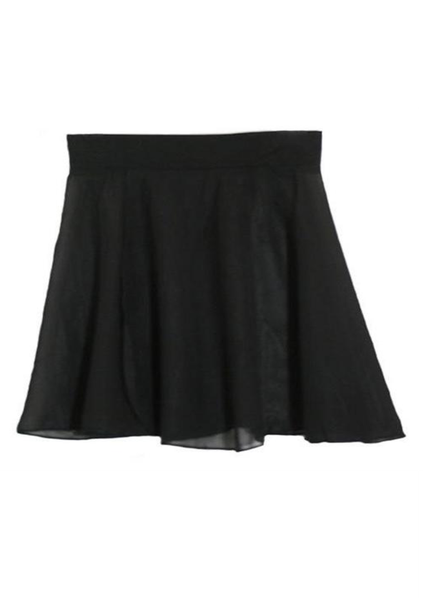 Black Chiffon Dance Skirt