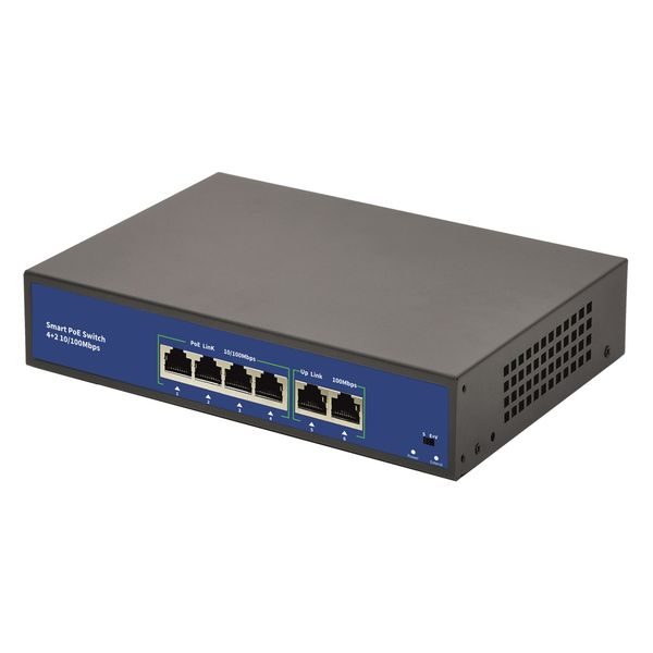 MR A TECH 8 Port Gigabit PoE Switch for IP Camera