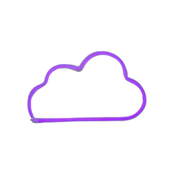 LED Cloud Neon Light Sign FA-A4 Purple