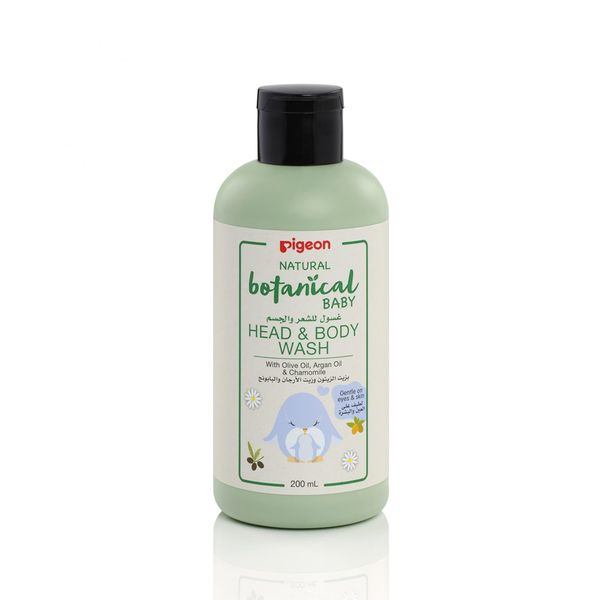 Pigeon Natural Botanical Head &amp; Body Wash 200ml