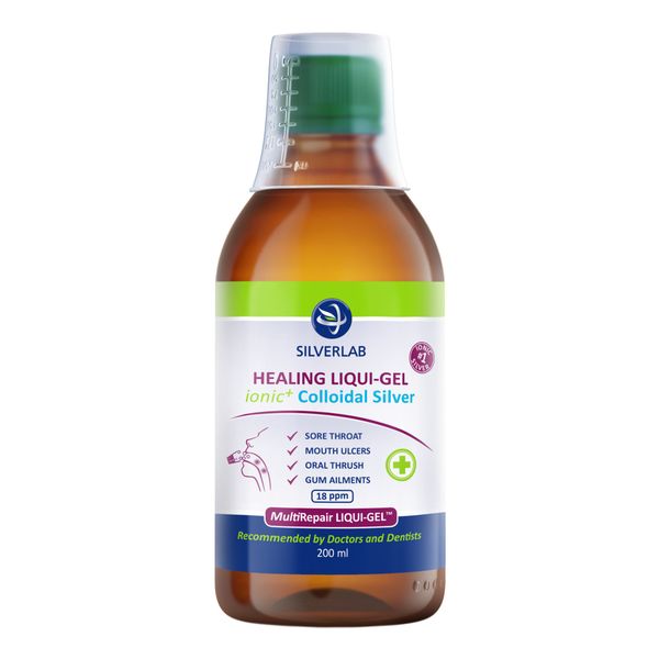 Silverlab Colloidal Silver Liqui-Gel - 200ml