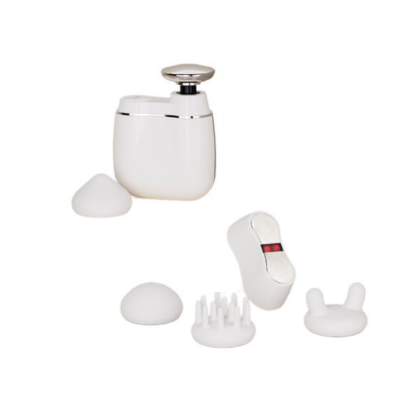 2in1 Mini Cordless FasciaGunMassage&amp;Beauty Device EMS,Red Light,HotCompress