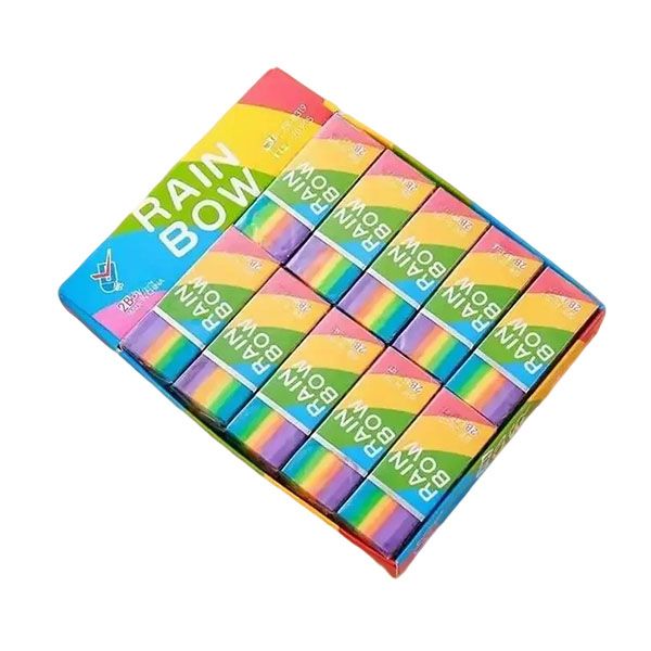 20-Pack Color Eraser- Clean, Crumb-Free 2B Art &amp; School Erasers