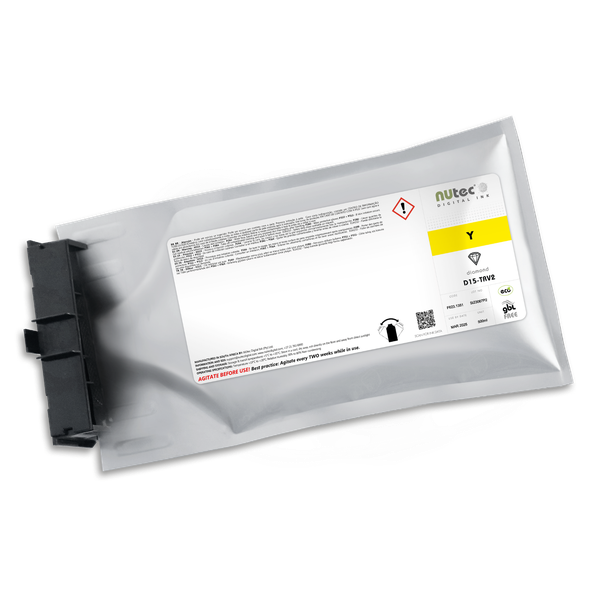 NUtec Diamond D15-TRV2 Ink Cartridge Yellow 5000ml Kit w/chip