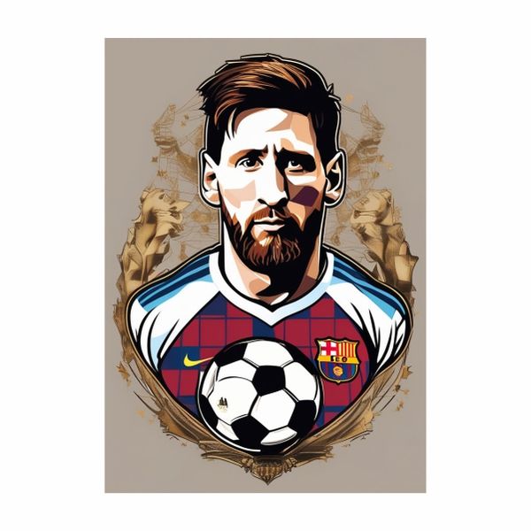 Lionel Messi InCave - A1 Poster
