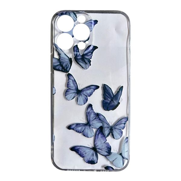 AMA Butterfly Pattern Clear Phone Case For iPhone 11 Pro Max