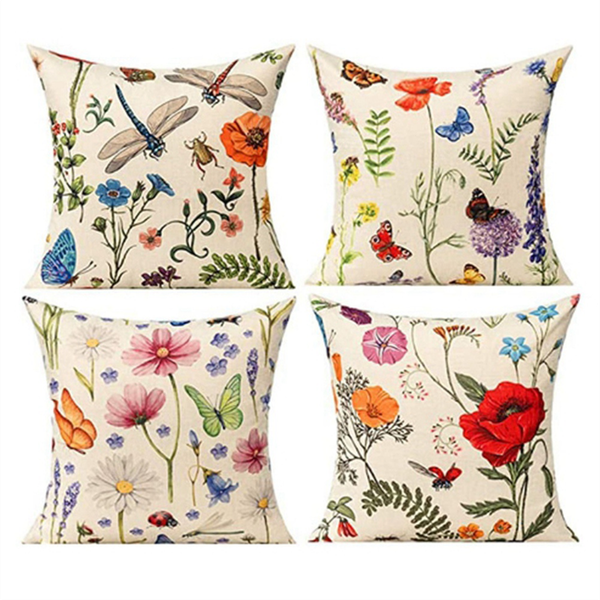 Outdoor Pillow Covers Set of 4 Outdoor Waterproof Pillow Covers