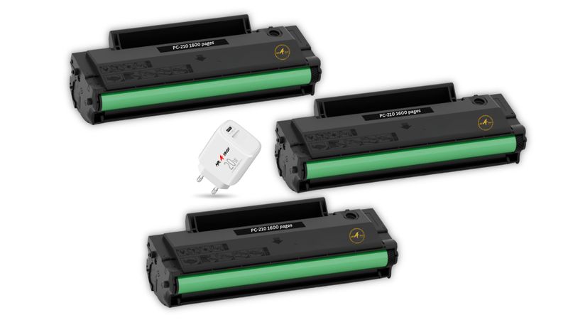 Pantum PC-210/PC210 Compatible Toner 1600 pages X 3 + MR A TECH Adaptor