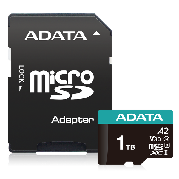 Adata Premier Pro Micro SD 1TB Memory Card and Adaptor