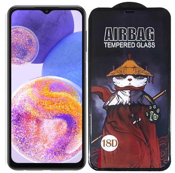 Weva Airbag Tempered Glass Black Screen Protector For Samsung A12/A02s/A32 5G