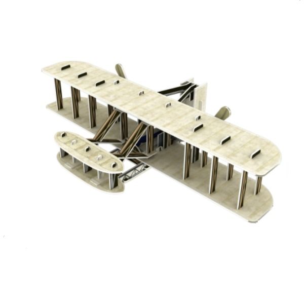 3D Architecture Puzzle Wright Aircraft