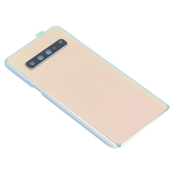 S10 5G Back Glass Silver w/Stylus