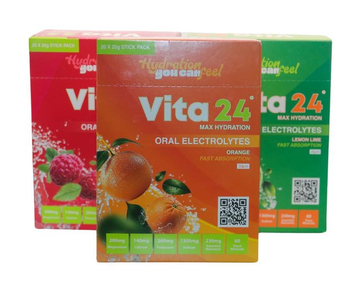 Vita24 Mixed Max Hydration Oral Electrolytes (60 sachets)