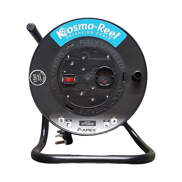 KOSMO-REEL Extension Plastic Reel 2 X 10A 15M x 1.0MM
