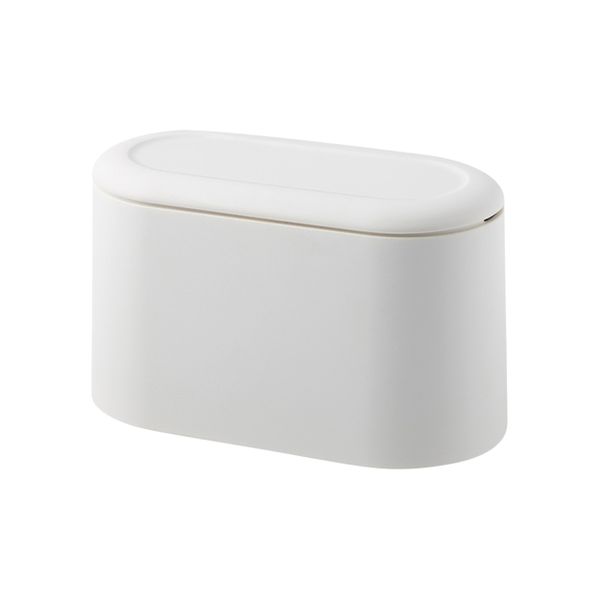 Modern Desk &amp; Countertop Mini Trash Bin with Flip Lid