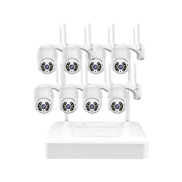 4 Channel WiFi Smart Camera Kit - Full HD, Remote Viewing