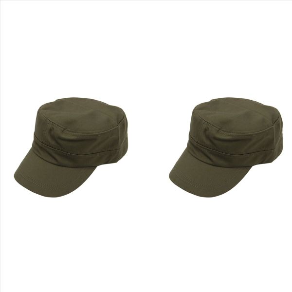 Military Army Cap Castro Cadet Patrol Hat Adjustable Army Green