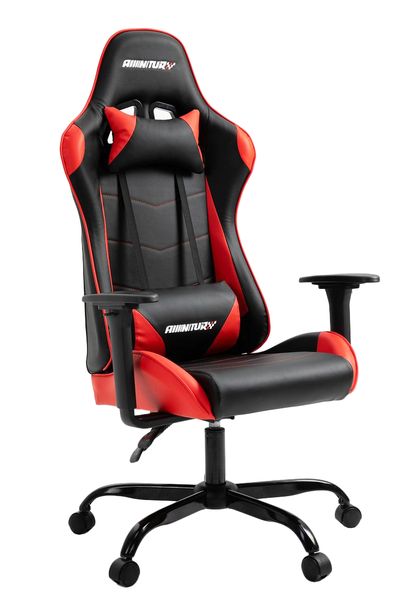 Awinitur Gaming Chair High Back Support, Desk Chair CHA-003-EAA Black Red