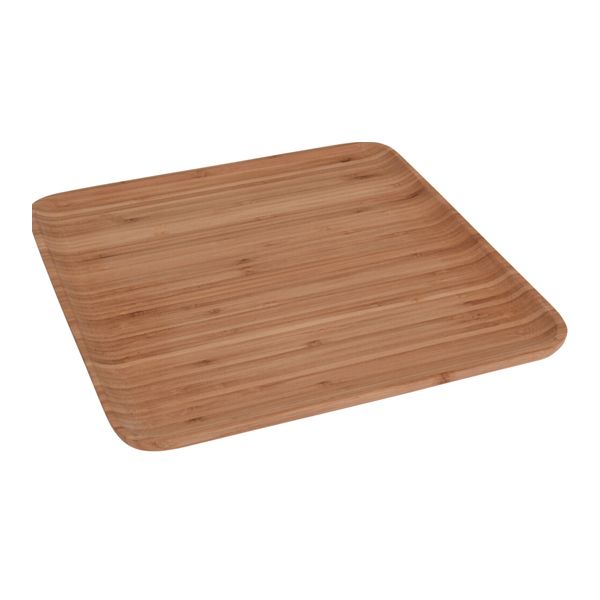 Excellence Homeware - Serving Tray, Bamboo - 330x330x15mm