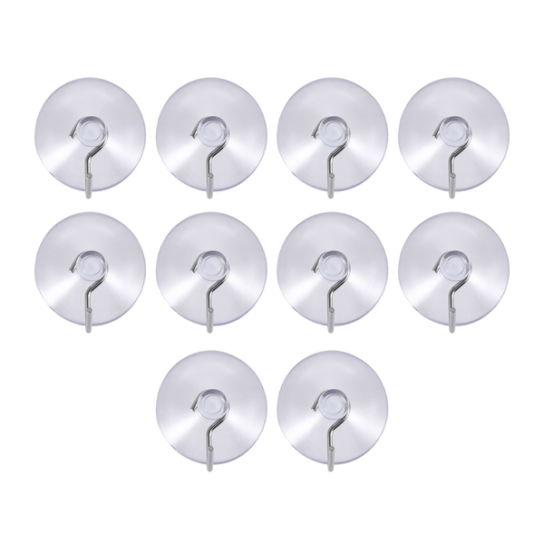 suction sucker window hooks clear wire hook 32MM ( pack of 10 )