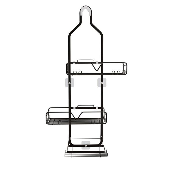 No Drilling Racks 3 Tier Wall Storage Shelf for Bathroom