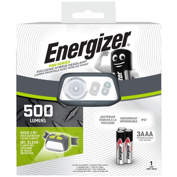 Energizer Pro Series Focusing Hybrid Headlight incl. 3x AAA