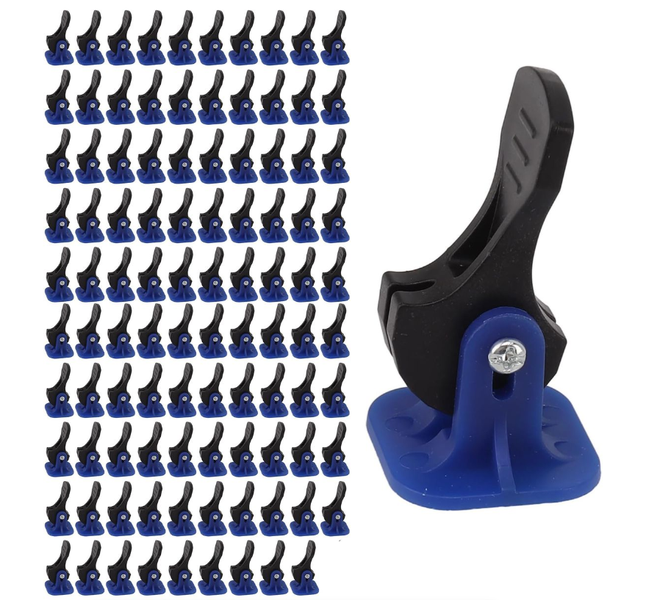 50 Piece Reusable Tile Levelers with T-Pin