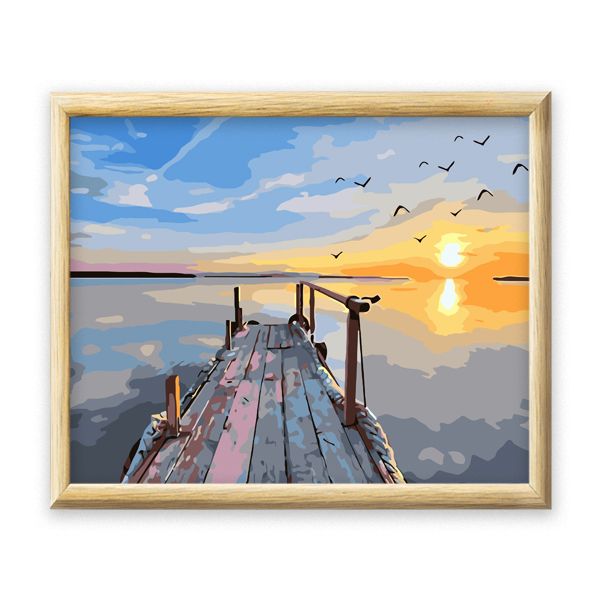 Adult Paint by Numbers with Frame Blissful Pier Shop Today. Get it
