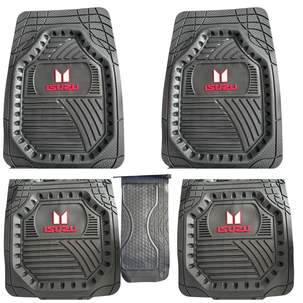 Universal Automotive Mats Compatible with Isuzu- 5 Piece Set
