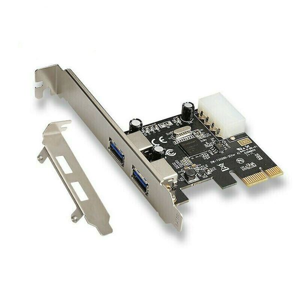 Interface Card, 2x USB 3.0, PCIe, with Low-Profile Slot Bracket