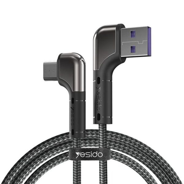 TYPE-C Right Angle Braided Gaming Cable